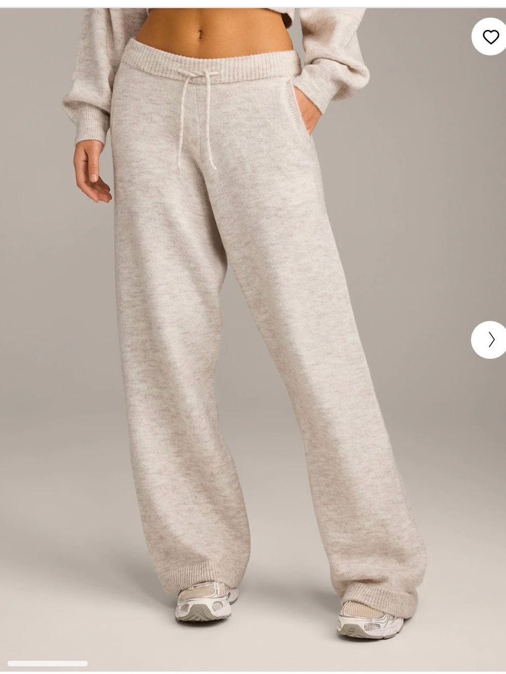 ONER OVERSIZED KNIT STRAIGHT LEG PANTS Large Tall